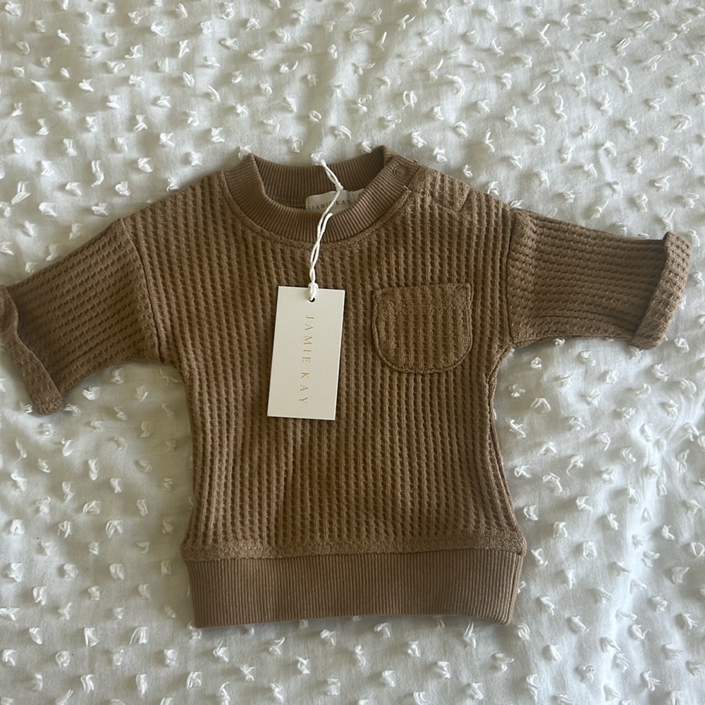 Jamie Kay Waffle Shirt NWT
